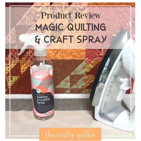 Say Goodbye to Wrinkles and Bubbles in Your Quilts and Crafts with Magic Premium Spray